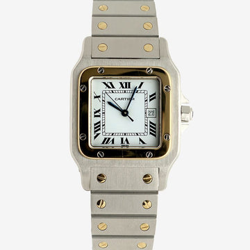 Cartier Santos Carré Large 29mm Combi 2961 Vintage Men's Unisex Watch Automatic 1980s 155616900