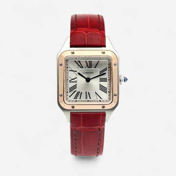 Cartier Santos Dumont Small Pink Combo Women's Watch W2SA0012 W2SA0038 2022 Guarantee Box 155616903