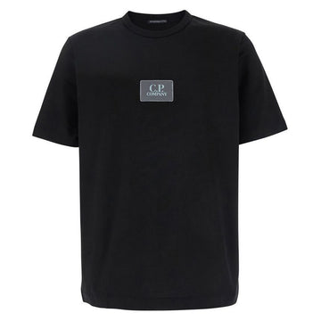 CP COMPANY CP 25SS T-Shirt mit Logo-Print Schwarz 18CMTS108A 110301W 999 130764483