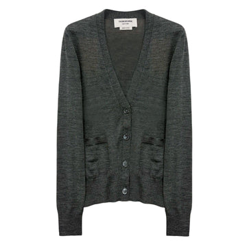 THOM BROWNE Wollcardigan mit Ärmel 26SS FKC334A 035 155625449