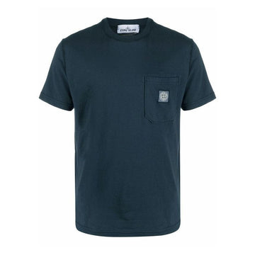 STONE ISLAND Stone T-Shirt mit Taschen Navy 22SS V0020 31933793