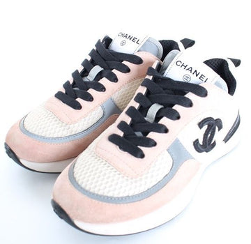 CHANEL Suede Sneaker in Pink 36.5 (235) 155627267