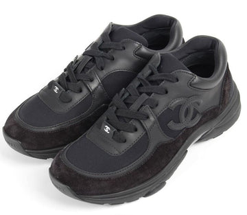 CHANEL Cruise Suede Sneakers Black 36(230) 155627600