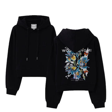WOOYOUNGMI Damen Blumen Logo Hoodie M261TS36 155627670