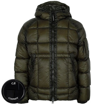 CP Company DD Shell Hooded Duck Down Jacket Ivy Green 25FW 110416A 683 149977245