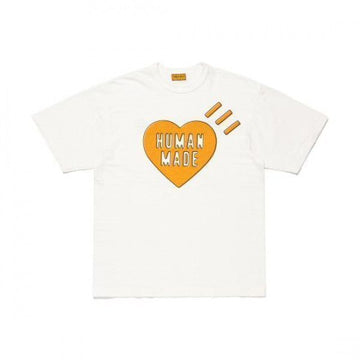 HUMAN MADE Grafik T-Shirt Kurzarm Weiß 152203040