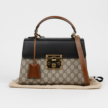 Gucci Paddle Lock Small Top Handle Tote Shoulder Bag 453188 155335547