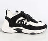CHANEL Knit Suede Sneakers 35.5(225) 155628750 [P]