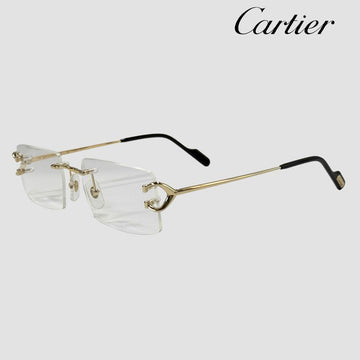 CARTIER Gläser Rimless CT0488O 001 Gold 56mm 155629175