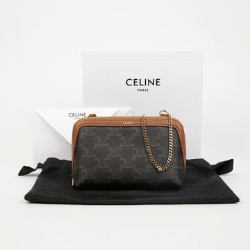 CELINE チェーン クラッチ クロスバッグ 155303035