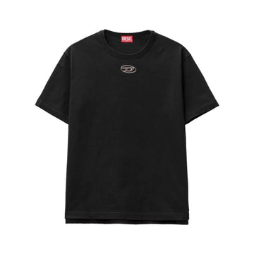 Diesel Metallic Oval D T-Shirt Black 155632261