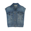 MaxMara 25FW MAPPA Denim Vest Blue 2525286021 005 149268484 [P]