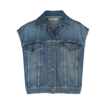 MaxMara 25FW MAPPA Denim Vest Blue 2525286021 005 149268484