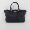 PRADA テスート サフィアーノ 2way トートバッグ ブラック 1BA104 155638055 [P]