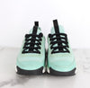 CHANEL Mixed Fiber Gold-tone Sneakers Mint 37.5(245) 155667555 [P]