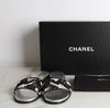 CHANEL Pailletten-Sandalen-Slipper 37.5(245) 155668431 [P]