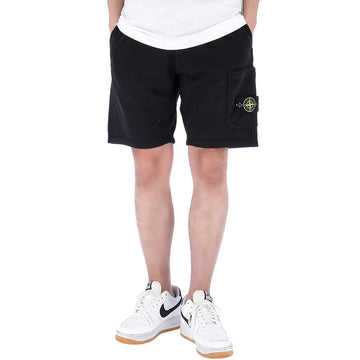 STONE ISLAND Wappen-Patch Shorts 155702912
