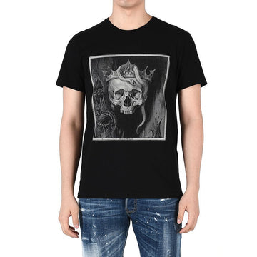ALEXANDER MCQUEEN スカル半袖Tシャツ ブラック 520304 QLZ73 0901 153093928