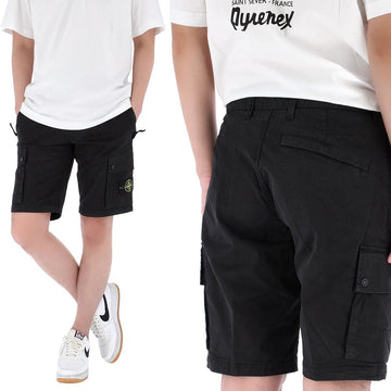 STONE ISLAND Waffenpatch Slim Short Pants 155702943