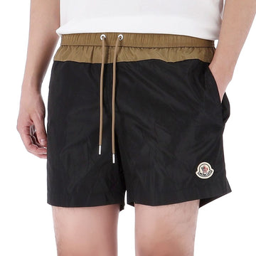MONCLER 26SS Kontrast-Logo-Patch Schwimmshorts 2C00002 5985M 999 155703216