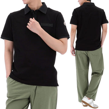 Moncler Logo Patch Polo Short Sleeve T-Shirt 155704423