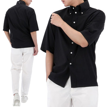 LEMAIRE Kurzarmshirt SH1249 LF1389 BK998 155706316