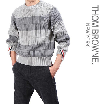 THOM BROWNE スティッチストライプセーター 155714256