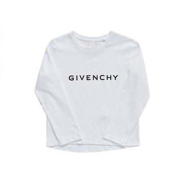 Givenchy Long Sleeve T-Shirt Akita Type Logo Print Kids Long Sleeve T-Shirt H15330 10P 58952975