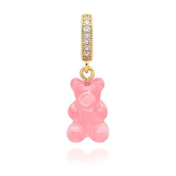 CRYSTAL HAZE JEWELRY NOSTALGIA BÄR - BUBBLEGUM - PAVE VERBINDER Damen Anhänger 151113232
