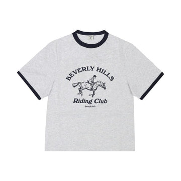 SPORTY & RICH Riding Club Contrast Ringer T-Shirt für Frauen 152196543 [P]