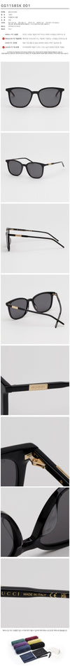 GUCCI Sonnenbrille GG1158SK quadratisch Kunststoff Herrenmode Asian Fit 126840426 [P]