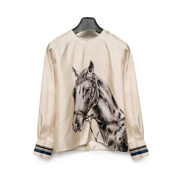 MaxMara Weekend Radar Silk Blouse 154854430