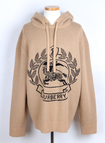 BURBERRY Laurier Logo Hoodie Camel XL 155735493