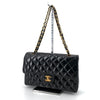 CHANEL Patent Classic Medium Shoulder Bag 155706601 [P]
