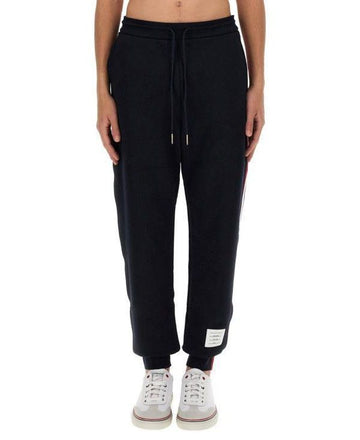 Thom Browne Vertical Stripe Loopback Cotton Pants 151103247