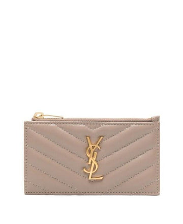 Saint Laurent Monogram Zip Card Wallet 152598993