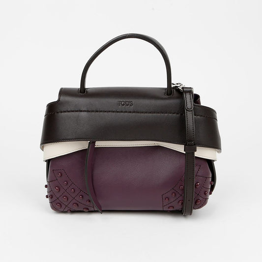 TODS ウェーブ ジップアップ スモール トート ショルダーバッグ 155385591 [P]