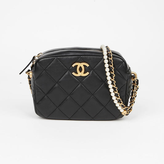 CHANEL CC Perlen Kamera Schulter Crossbody Bag 155385710