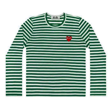 COMME DES GARCONS レッドハート ワッペン 長袖 Tシャツ AX-T164-051-3 155740416