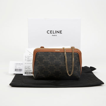 CELINE チェーンクラッチクロスバッグ 10E382CBX 155337000