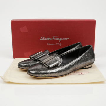 SALVATORE FERRAGAMO スタッズフラットシューズ 5.5サイズ 155436137