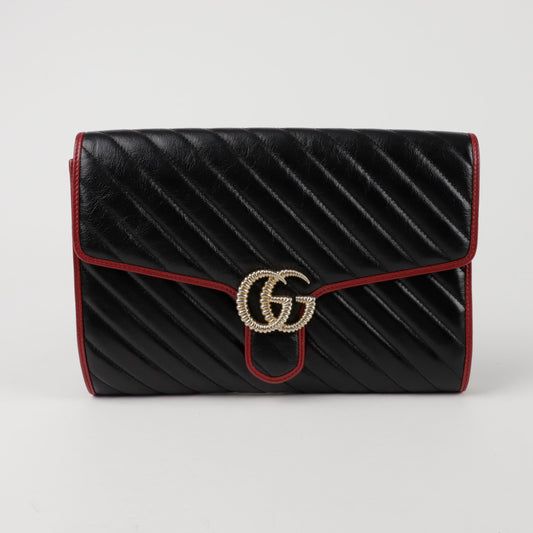 Gucci GG Marmont Torton Clutch 154752037 [P]