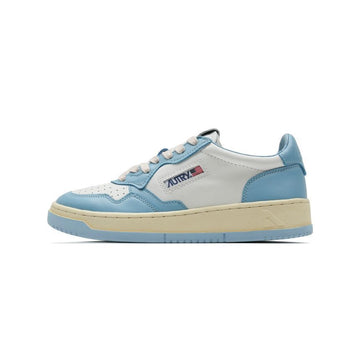 AUTRY Low Leather Sneakers Light Blue White AULM-WB08 152735256