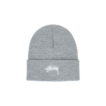 stussy Cuff Beanie Gray Header 152739451