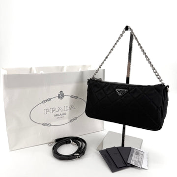 PRADA Rinalon Quilted Chain Schultertasche Crossbody Tasche Mini 1bh026 155754889