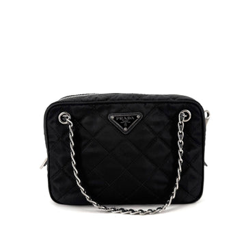 Prada Tessuto Nylon Quilted Chain Shoulder Bag 1BH910 155756216 [P]