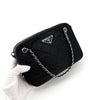 PRADA Quilted Nylon Chain Shoulder Bag 1BH910 155756216 [P]