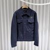 FENDI (A+/54) / Jeansjacke mit FF-Logo-Patch 155762057 [P]