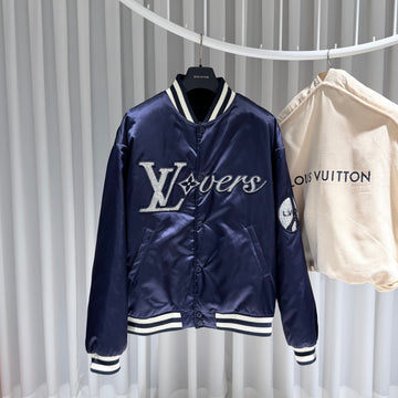 LOUIS VUITTON リバーシブルベースボールボンバージャケット 60 155762063