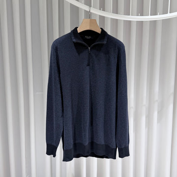 Loro Piana Half-Zip Cashmere Knit Sweater 155762068
